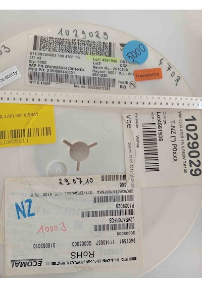 Crcw0603100470r 470r 603 Smd Direnç 1000 Adet 56246376