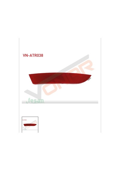 Seat Leon 2006-2013 Sağ Reflektör Arka Tampon Vn-atr038