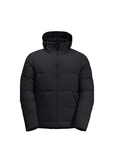 Jack Wolfskin Wandermood Down Jkt M Erkek Outdoor Montu 700 Dolgu Kaz Tüyü 1207311-6000 Siyah 1207311-6000