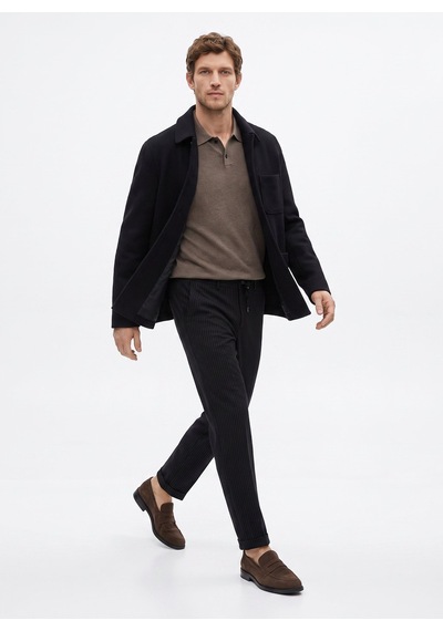 Fabrika Siyah Erkek Slim Fit Ceket F6wm-ckt 2003