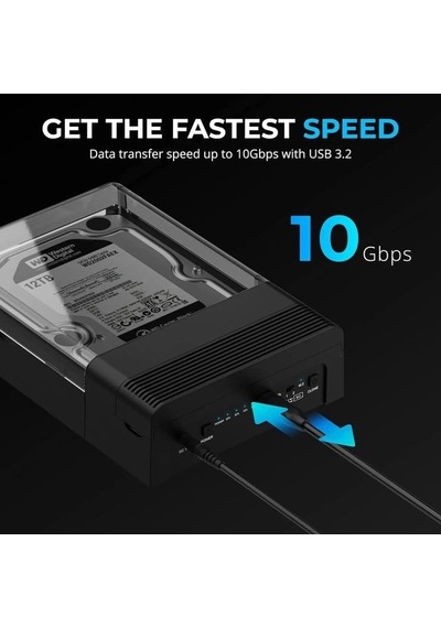 Sabrent Usb 3.0 - Sata Harici Sabit Sürücü Lay-flat Bağlantı İstasyonu Hard Drives
