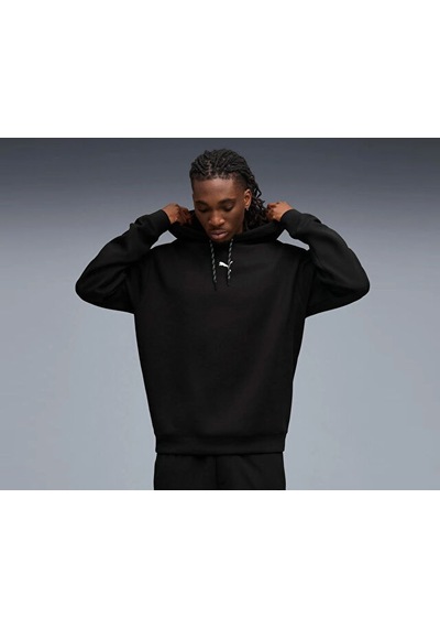 Puma M Cloudspun Hoodie Erkek Günlük Sweatshirts 52759501 Siyah