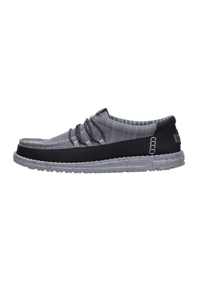 Hey Dude Wally Cru Stretch Canvas Erkek Terlik Gri