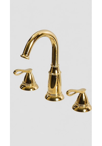 Newarc Golden 3 Delikli Lavabo Bataryası - Altın