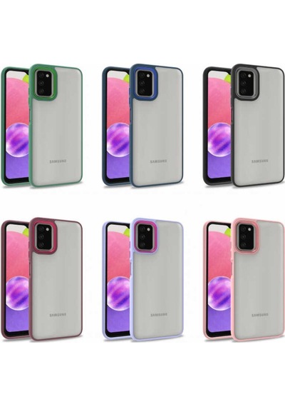 Samsung Uyumlu Galaxy A03S Kılıf Zore Flora Kapak