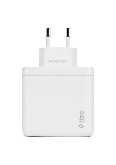 Ttec Smartcharger Trio Gan 120W PD Seyahat Hızlı Şarj Aleti  2 USB-C+USB-A