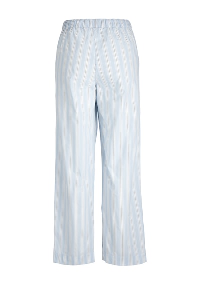 Jack & Jones Kadın Çizgili Poplin Pantolon - Ava - 12269630 Cashmere Blue