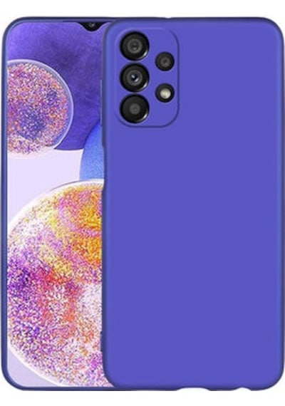 Samsung Uyumlu Galaxy A23 Kılıf Esnek Yapılı İnce Slim Silikon Kapak Ryc/premier Lacivert