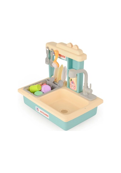 Let's Be Child İnteraktif Lavabo Seti Turkuaz G59040916ss1-1