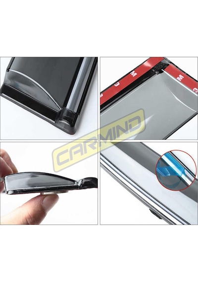 Vw Golf 6 Krom Çıtalı Cam Rüzgarlığı 2009-2012