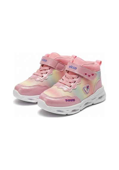 Vicco Poni Phylon Taban Işıklı Kız Çocuk Bot Pembe