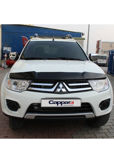 Cappafe Mitsubishi L200 Ön Kaput Koruma Rüzgarlık 4Mm Abs 07-15