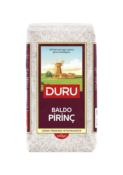 Duru Baldo Pirinç 1 Kg - 4 Adet Tarı