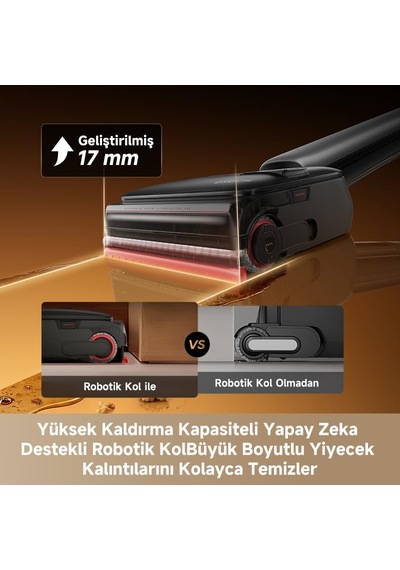 Dreame T16 Pro Heat Islak Kuru Dikey Süpürge, 30.000 Pa Emiş Gücü, Sıcak Su İle Temizlik