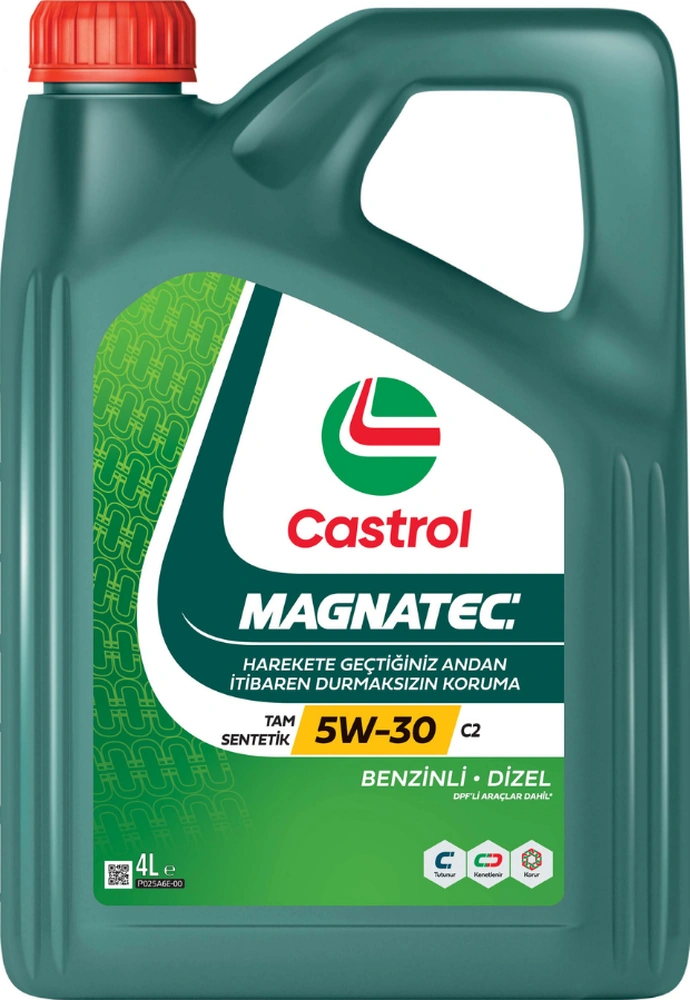 Castrol MAGNATEC  5W-30 C2 Tam Sentetik DPF Motor Yağı 4 L
