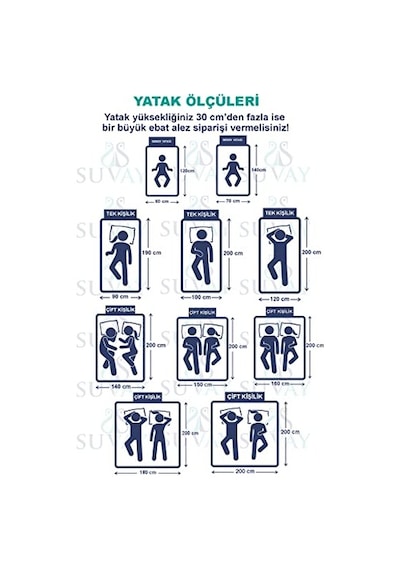 Micro Fitted Su Sıvı Geçirmez Alez Tek Ve Çift Kişilik 9 Farklı Ebat Yatak Koruyucu Alez 120x200