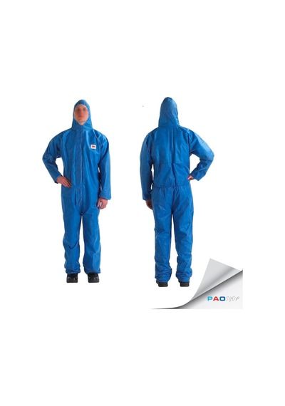 3M 4515 Sıvı Dayanıklı Koruyucu Tulum Mavi - L (2 Adet)