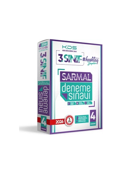 2026 3.sınıf #Hashtag Kazanım Değerlendirme Sınavı 4lü Sarmal Deneme Paketi Türkiye Geneli