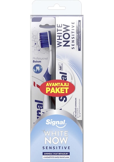 Signal White Now Sensitive Diş Macunu 75 ML + Diş Fırçası