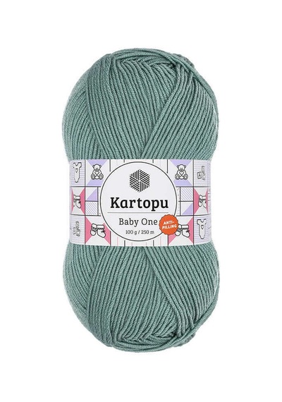 Baby One K493 5 Adet Tüylenmeyen Bebek İpi Su Yeşili