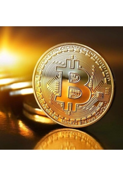 Bitcoin Hatıra, Altın Bitcoin Jetonu, Bitcoin Bitcoin, 1 Açık Ahşap