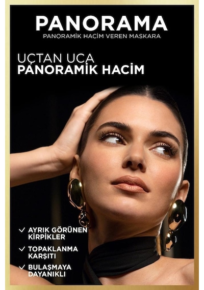 L'Oréal Paris Panorama Hacim Veren Maskara Kahverengi