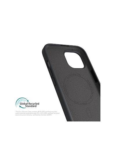 Vonmahlen Apple Uyumlu iPhone 15 Plus Magsafe Silikon Kılıf Lacivert