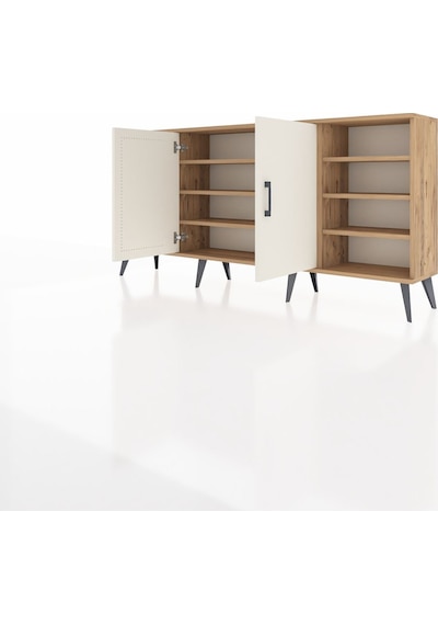 Arges Konsol 9 Raflı 2 Kapaklı 176x30x83 Çam-aytaşı/çam Aytaşı/çam Arges Konsol 9 Raflı 2 Kapaklı 176x30x83 Çam-aytaşı/çam Aytaşı/çam