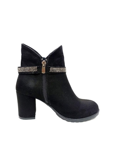 Bianca 153 Süet Trend Fashion Kadın Bot Siyah