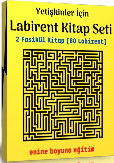 Yetişkinler İçin Labirent Kitap Seti (2 Fasikül Kitap)