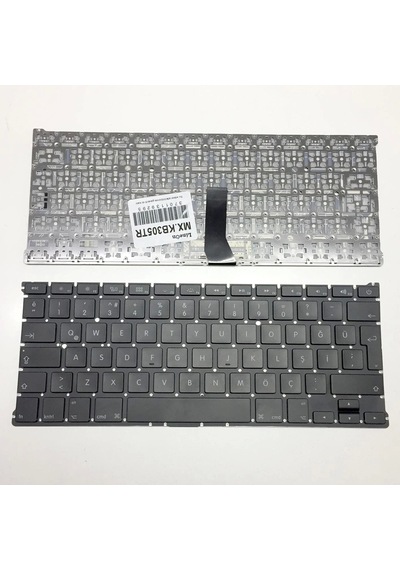 Apple Uyumlu MacBook A1369 A1466 2011 2012 2013 2014 2015 Klavye Siyah Türkçe