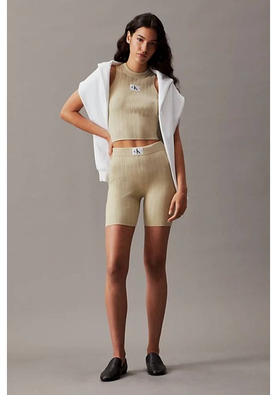 Calvin Klein Kadın Tayt-j20j223138 Yeşil