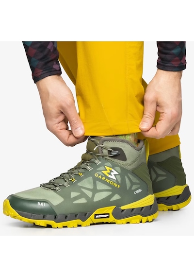 Garmont Italy 9.81 N Air G 2.0 Mid Goretex Michelin Taban Erkek Bot Green Olivine 002491 Yeşil-sarı Çok Renkli