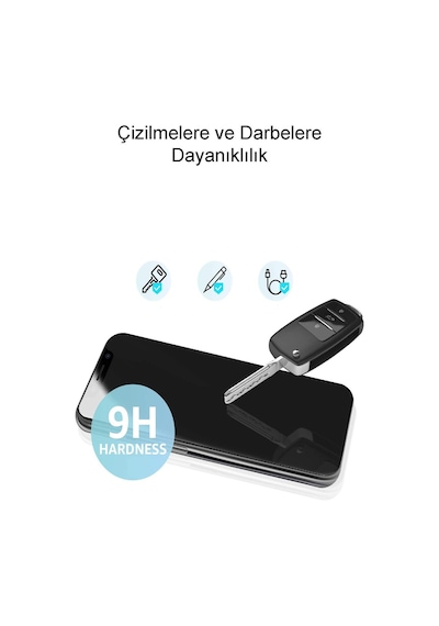 Xiaomi Redmi Note 10s Tam Kaplayan Gizli Hayalet Temperli Ekran Koruyucu Cam
