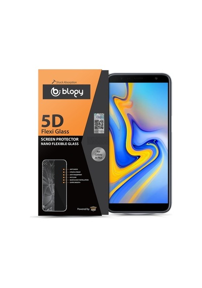 Blogy Galaxy J6 Plus 2018 İle Uyumlu Flexi 5d Ekran Koruyucu