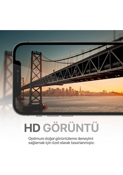 Apple iPhone Uyumlu 14 Için Ekstra Güçlü Tam Koruma Sağlayan Lazer Kesim Premium Ekran Koruyucu