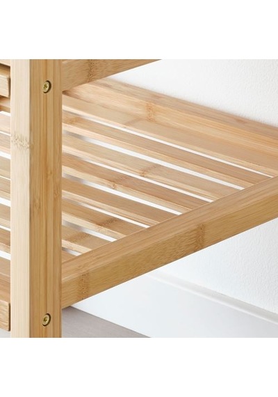 Ikea Nordkısa Komodin, Bambu, 40x40 Cm Ikea Nordkısa Komodin, Bambu, 40x40 Cm