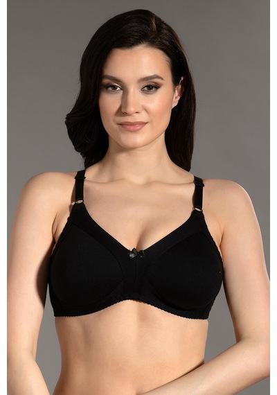 New Bra Kadın Toparlayıcı Boş Kap Desteksiz Siyah Sütyen 3c3t1n7o50 001