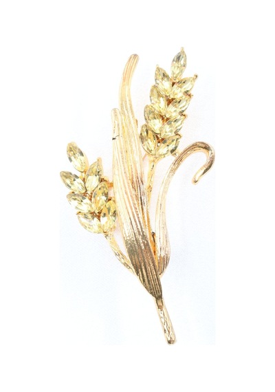 Buğday Başağı Broş. Altın Buğday Başağı Broş. Yaka İğnesi Broş. Kadın Broş. Erkek Broş. Broş. Unisex Gold