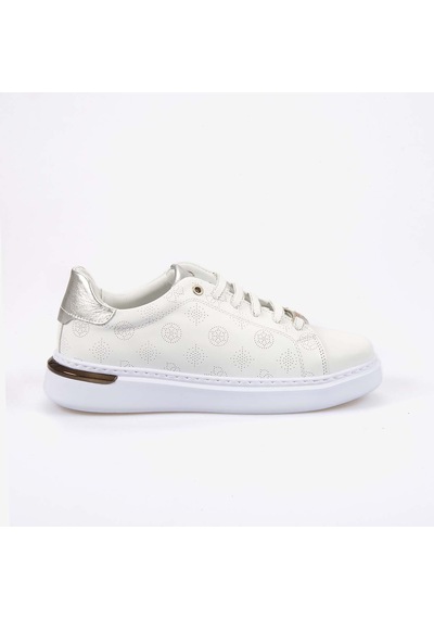 Kemal Tanca Kadın Hakiki Deri Eva Taban Spor & Sneaker Ayakkabı 7065 Beyaz