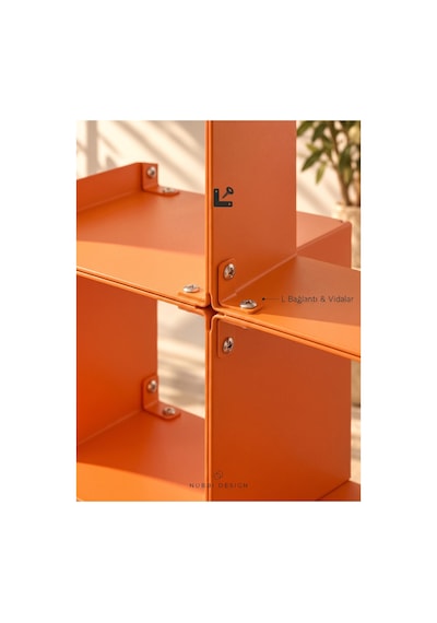 Node 9'lu Modüler Metal Açık Raf Ünitesi Çok Amaçlı Küp Kitaplık 50x50 Cm Turuncu - 944249484 Turuncu Node 9'lu Modüler Metal Açık Raf Ünitesi Çok Amaçlı Küp Kitaplık 50x50 Cm Turuncu - 944249484 Turuncu
