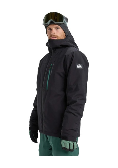 Quiksilver Quıksılver Tıtano Jk Erkek Anthracite - Solid Snowboard Ceketi Eqytj03513-11793 Siyah