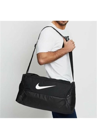 Nike Brasilia Unisex S Siyah Günlük Stil Spor Çanta Dm3976-010 V1-siyah Siyah