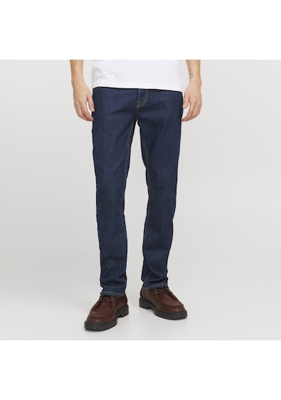 Jack & Jones Erkek Dar Kesim Düsük Bel Jean - Glenn - 12259062 Blue Denim