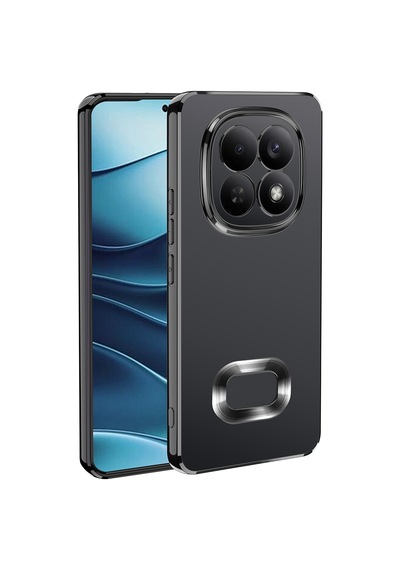Xiaomi Redmi Note 15 5g Kılıf Kamera Lens Korumalı Logo Gösteren İnce Hafif Cherena Siyah