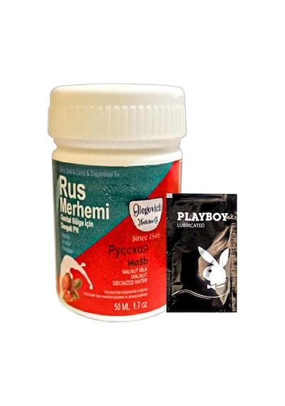 Playboy Valnut Milk & Walnut Rus Merhemi 50 Ml Kadın Özel Bölge Tüy Dökücü Krem + Yanında Jel