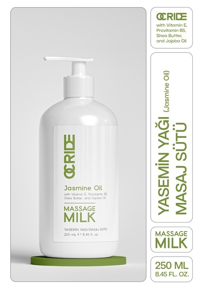 Doğal Yasemin Yağı Masaj Sütü 250 Ml Canlandırıcı Ve Nemlendirici Bakım, Masaj Yağı Kremi