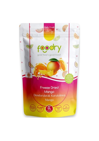 Freeze Dried Mango Dondurularak Kurutulmuş Mango 17 G