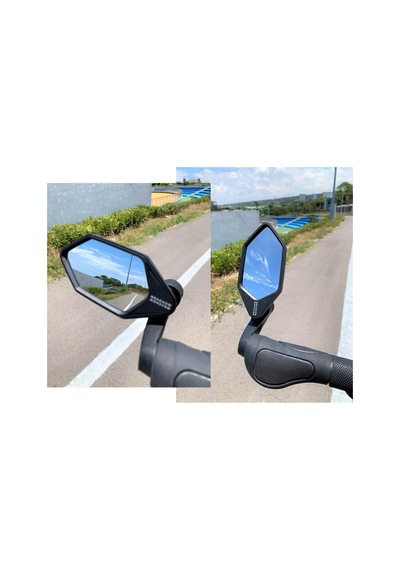 Meachow Me022-b Mavi Lens Sağ + Sol Bisiklet Ayna Takımı