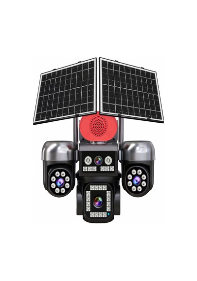 S446 4 Kameralı 3 Ptz 4g Solar Kamera